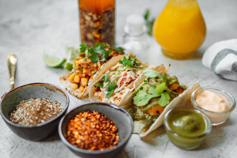Fresh shrimp quesadillas catering menu